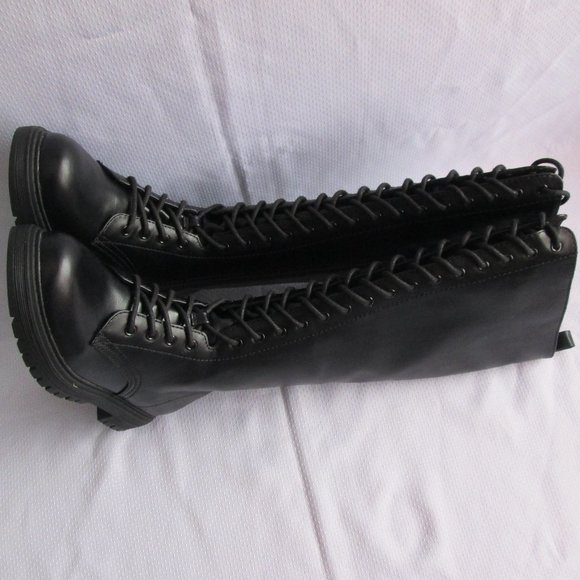 SO LULLABIES BLACK KNEE HIGH BOOTS (SIZE 7) - Picture 10 of 16